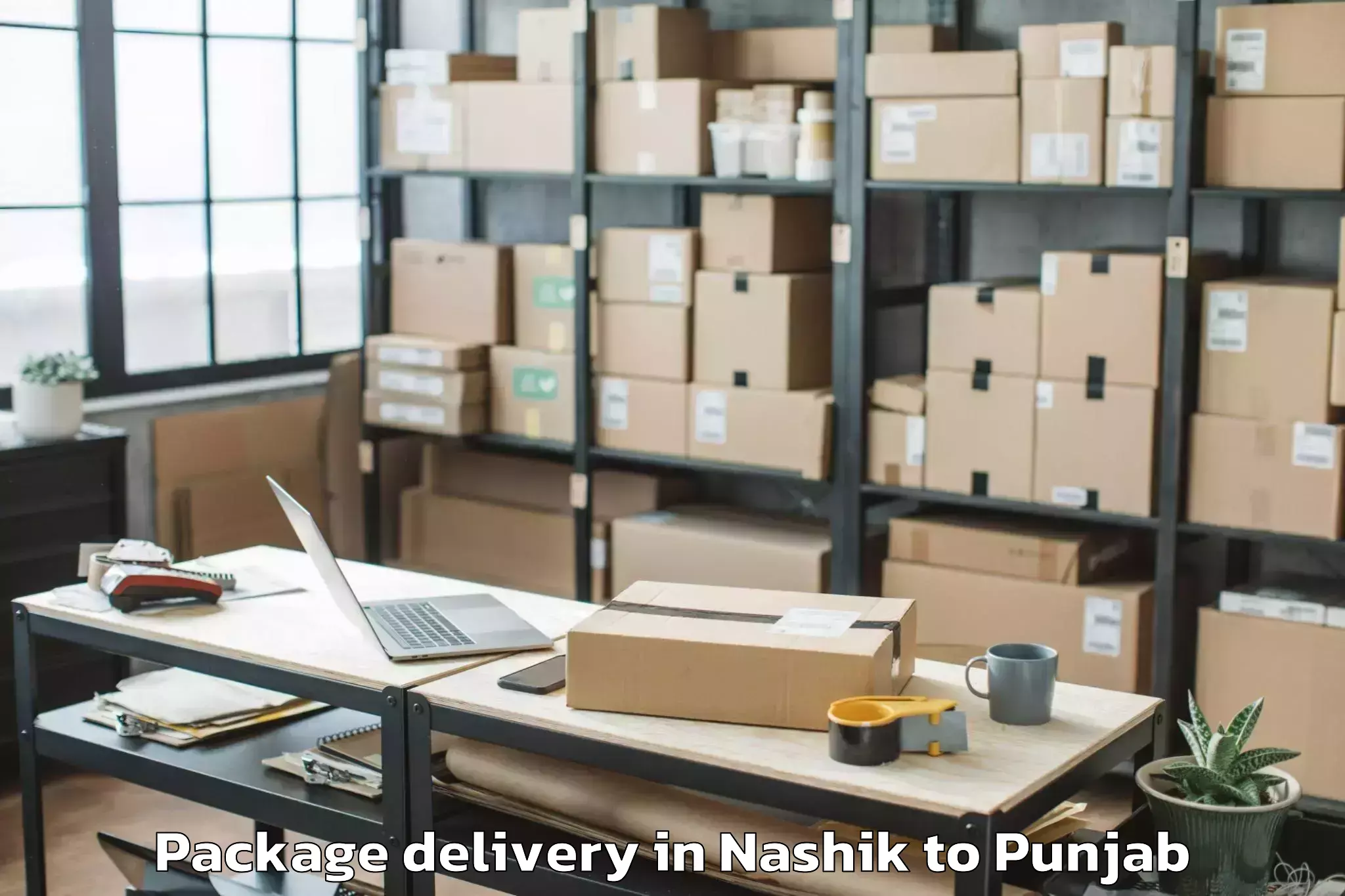 Reliable Nashik to Batala Package Delivery